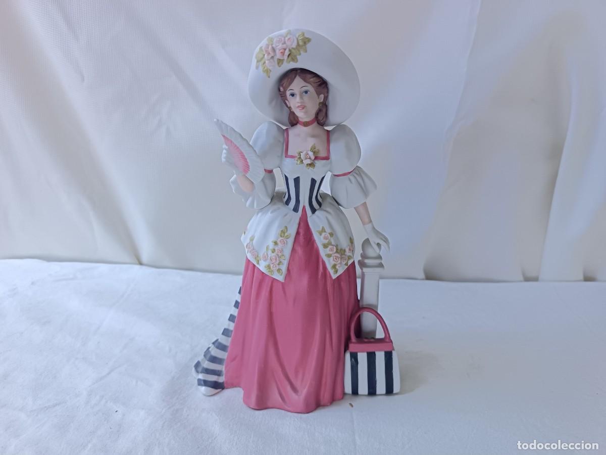 Oggetti Antichi: Figura de Porcelana de Avon, Sra. Albee, 1995, pintada a mano, M&eacute;xico, para mujeres triunfadoras