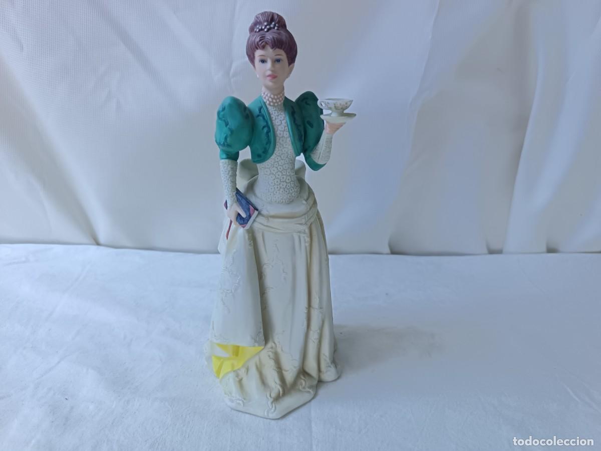 Oggetti Antichi: Figura de Porcelana de Avon, Sra. Albee, 1996, pintada a mano, M&eacute;xico, para mujeres triunfadoras