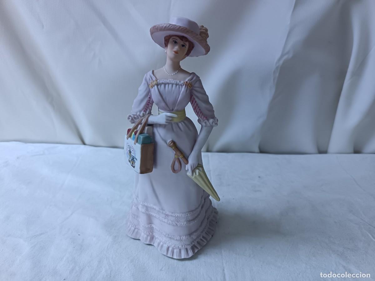Oggetti Antichi: Figura de Porcelana de Avon, Sra. Albee, 2000, pintada a mano, M&eacute;xico, para mujeres triunfadoras
