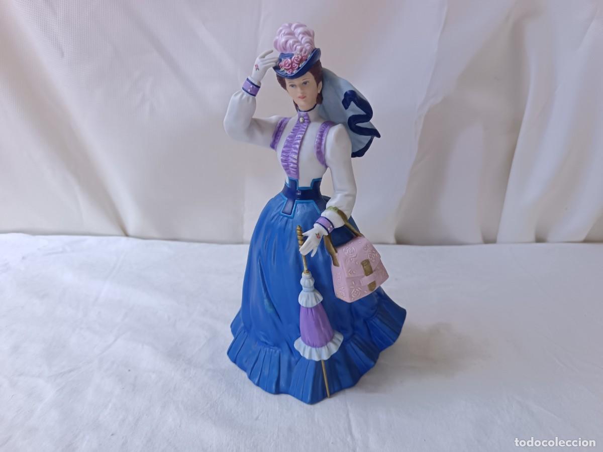 Oggetti Antichi: Figura de Porcelana de Avon, Sra. Albee, 1997, pintada a mano, M&eacute;xico, para mujeres triunfadoras