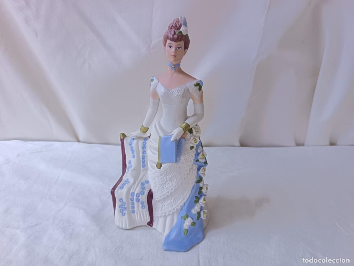 Oggetti Antichi: Figura de Porcelana de Avon, Sra. Albee, 2008, pintada a mano, M&eacute;xico, para mujeres triunfadoras