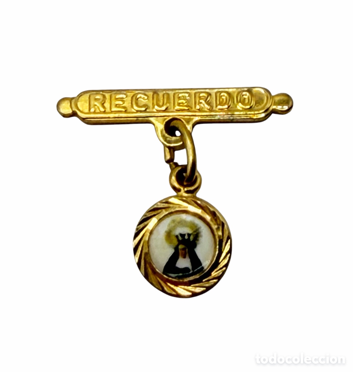 Antig&uuml;edades: Medalla Dorada Religiosa - Foto 1
