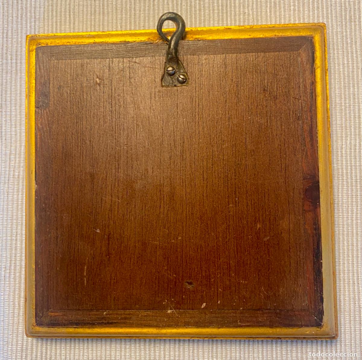 Antig&uuml;edades: ICONO EN BRONCE ESMALTADO DE MODEST MORAT&Oacute; - Foto 3