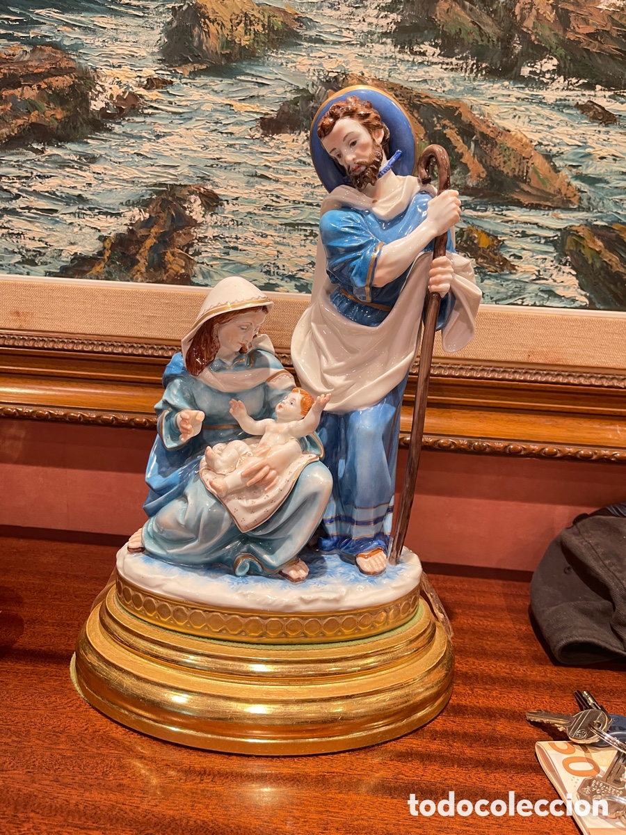 Antiquit&eacute;s: Porcelana de Algora figura de trilog&iacute;a