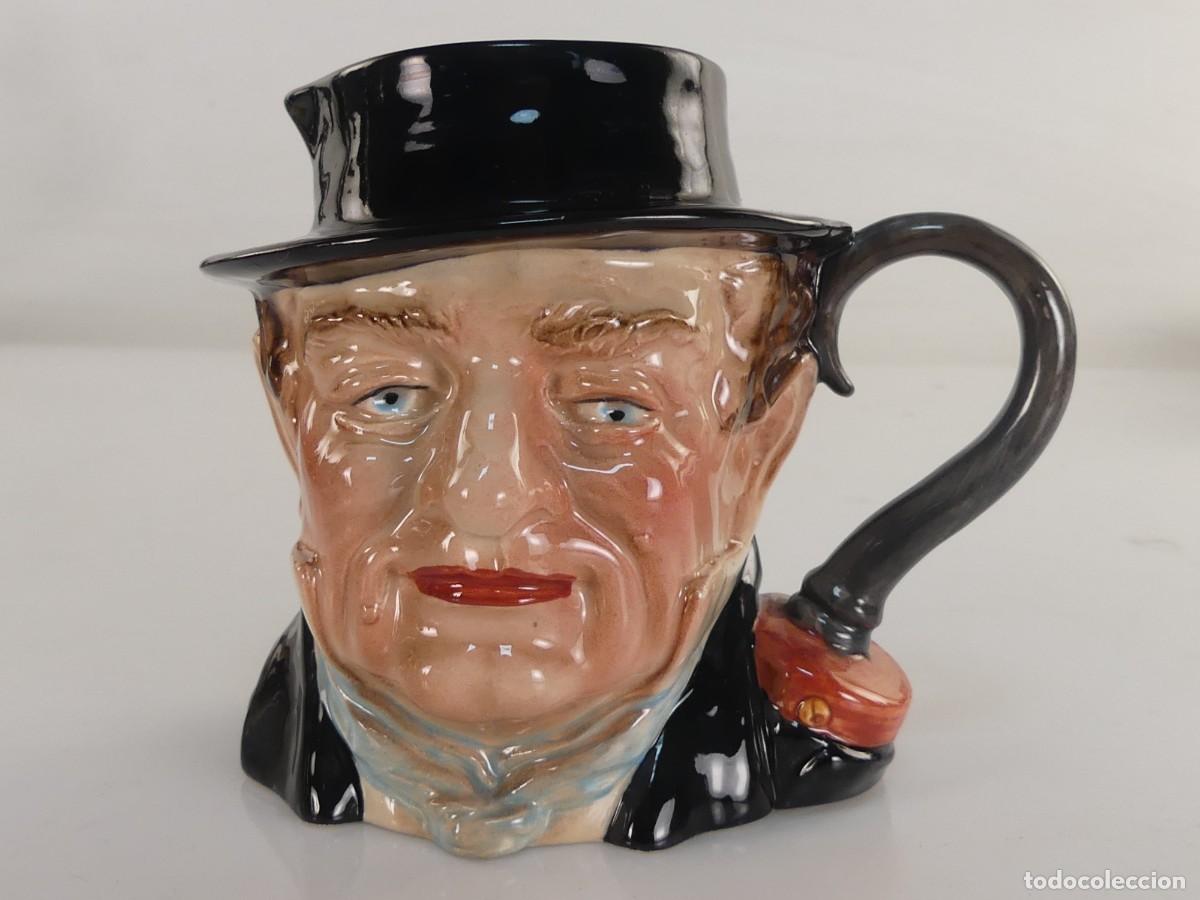 Antiguidades: BONITA JARRA DE PORCELANA INGLESA DE BESWICK &ndash; PERSONAJES &ndash; CAPITAN BUTTLE