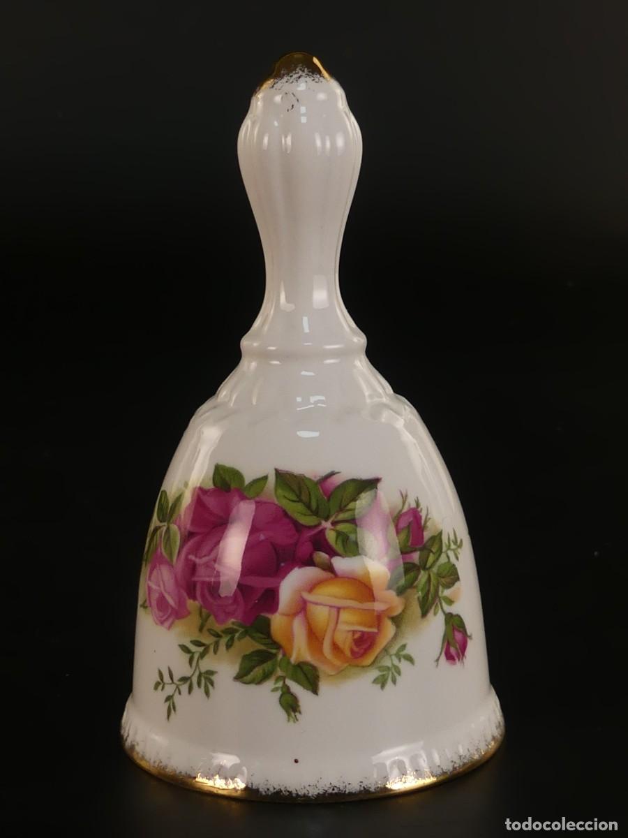 Antiguidades: PRECIOSA CAMPANA CAMPANILLA DE PORCELANA INGLESA ROYAL ALBERT OBJETO DE COLECCI&Oacute;N