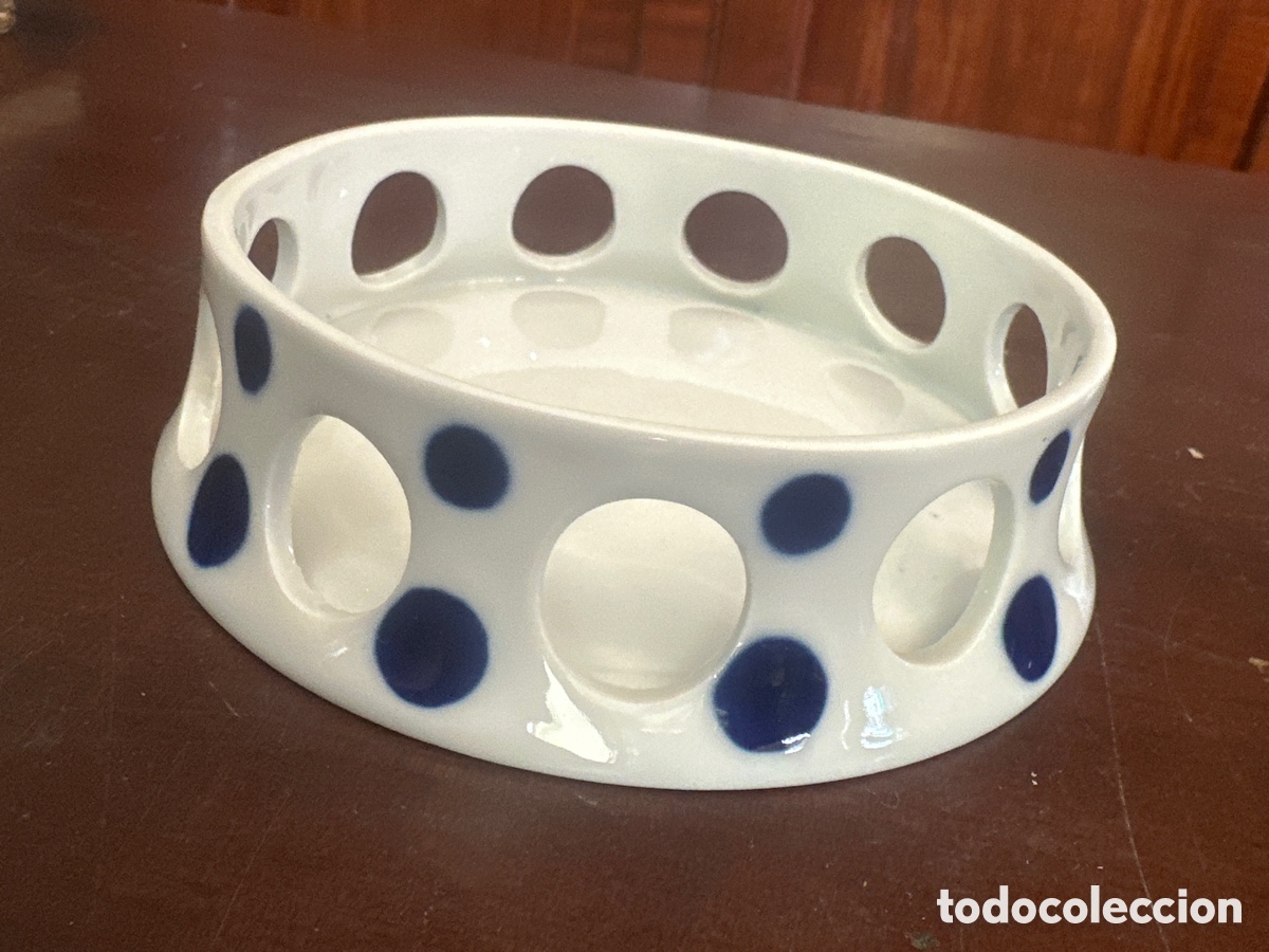 Antig&uuml;edades: BASE DE QUEIMADA DE PORCELANA DE SARGADELOS - Foto 2