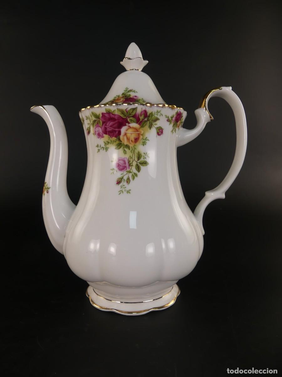 Antiquit&eacute;s: PRECIOSA TETERA JARRA DE PORCELANA INGLESA ROYAL ALBERT