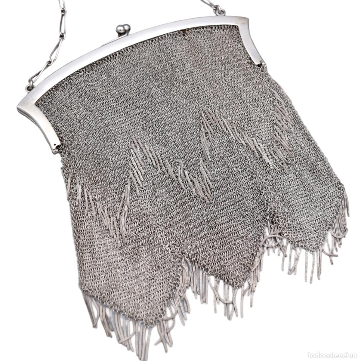 Bolso antiguo de plata