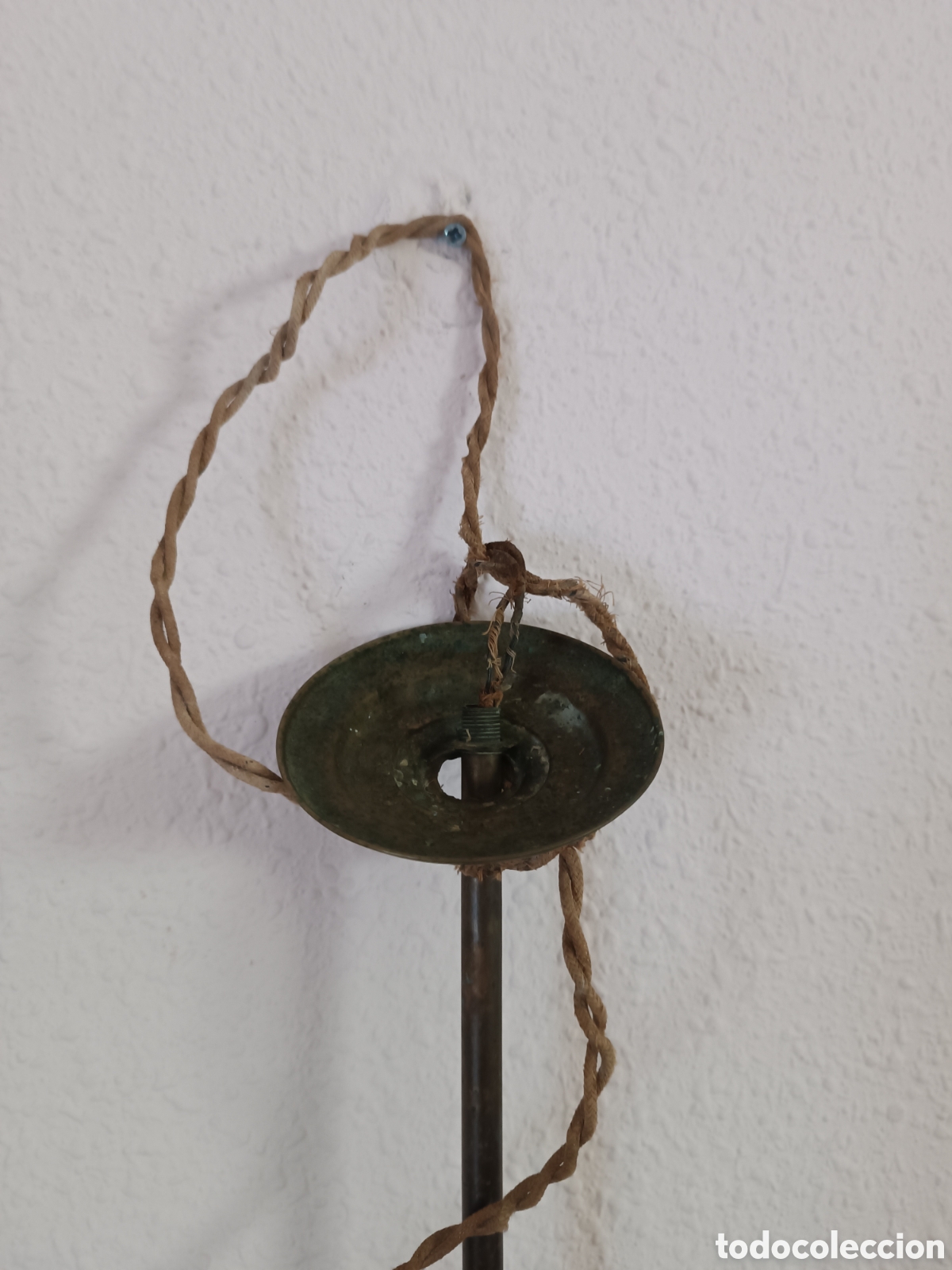 Antig&uuml;edades: CUBRE-CABLE, Soporte, Extensor, este sin gancho, en LAT&Oacute;N. - Foto 5