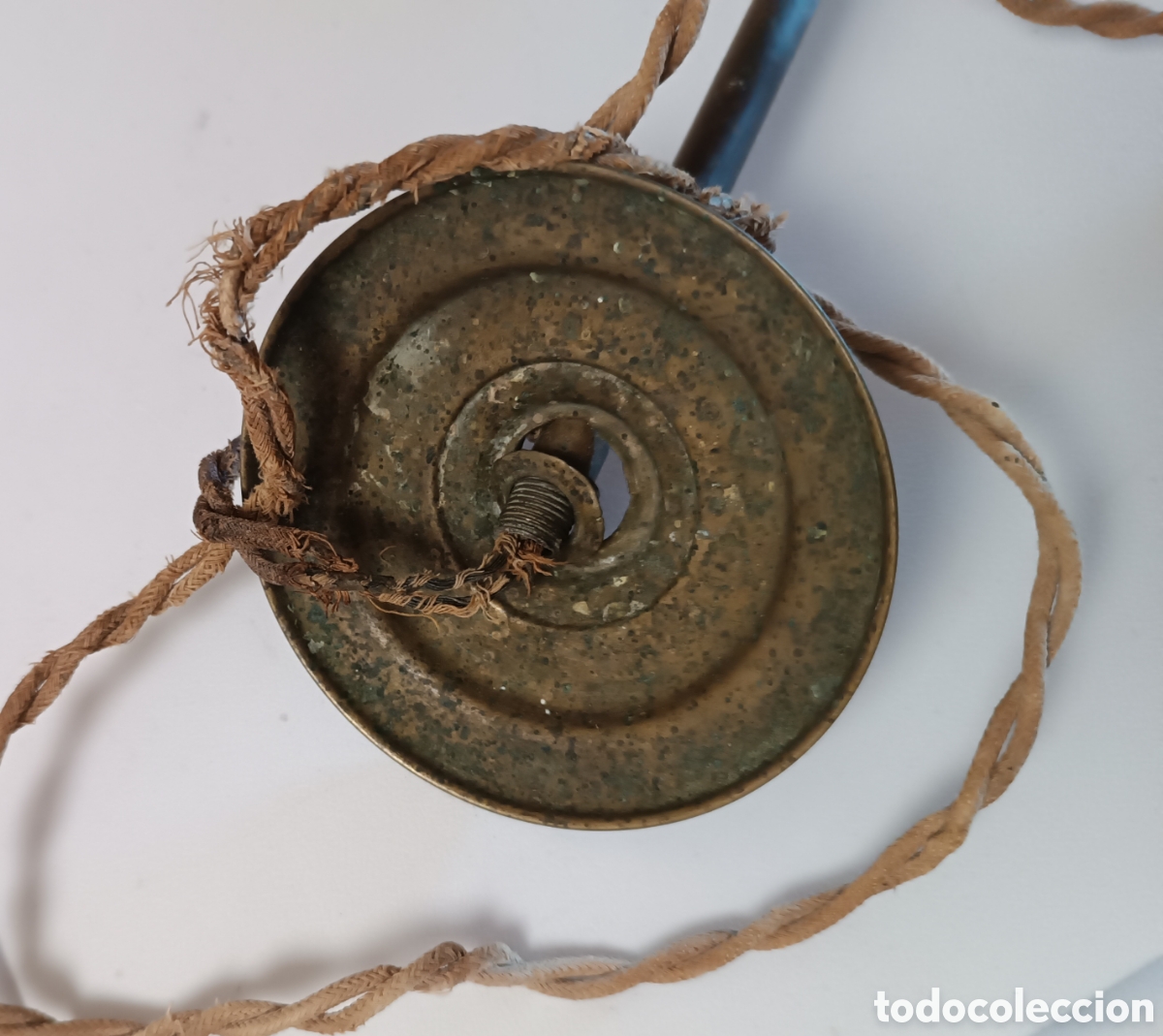 Antig&uuml;edades: CUBRE-CABLE, Soporte, Extensor, este sin gancho, en LAT&Oacute;N. - Foto 6