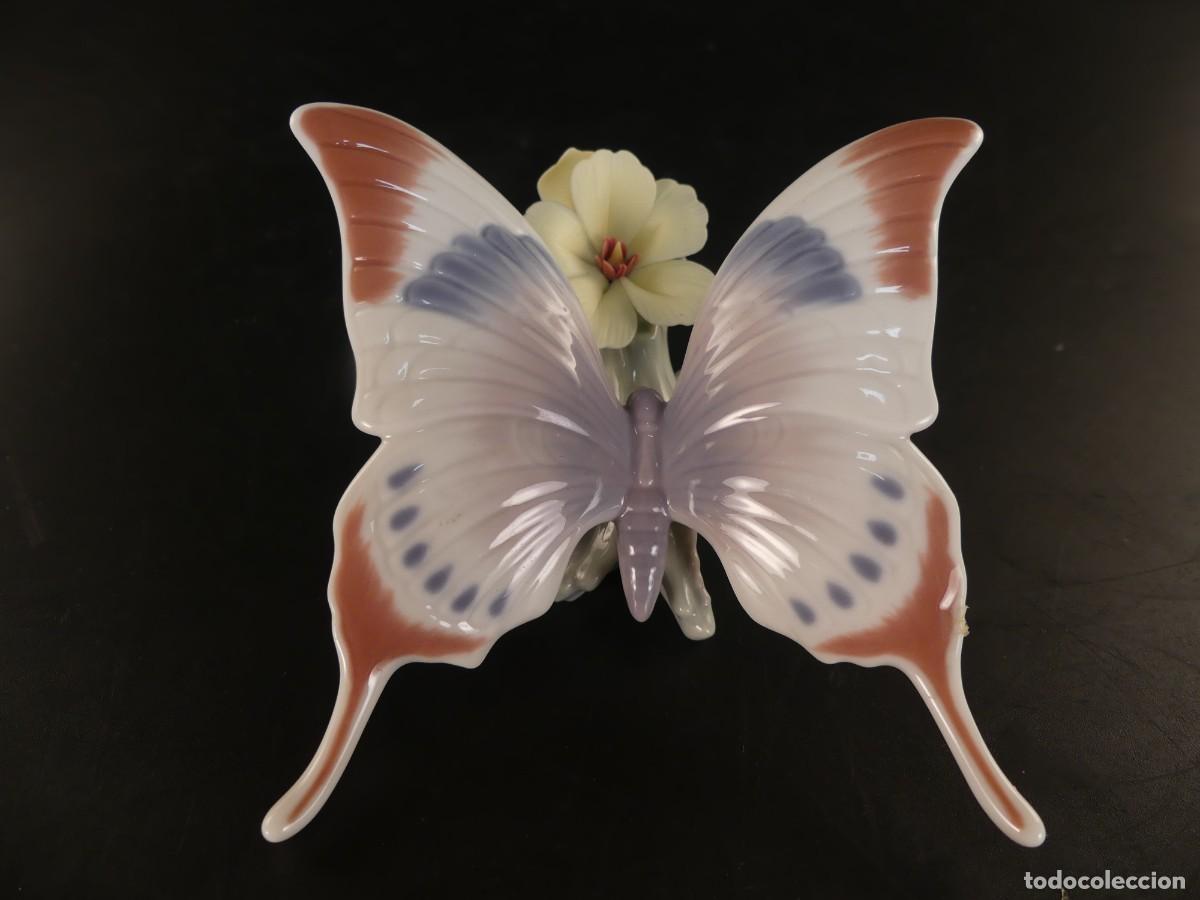 Antiques: PRECIOSA FIGURA DE UNA MARIPOSA DE PORCELANA DE LLADRO OBJETO DE COLECCI&Oacute;N