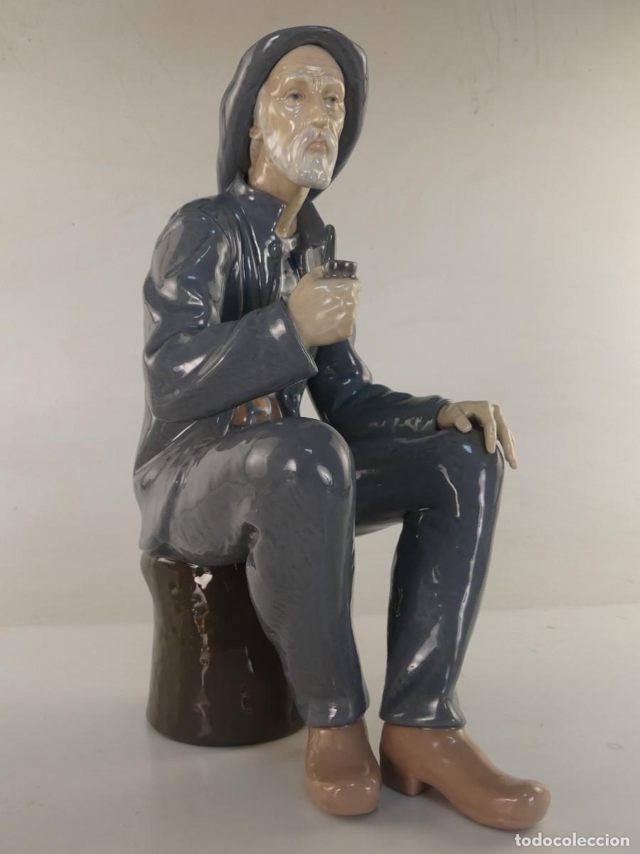 Antiques: PRECIOSA FIGURA DE PORCELANA DE NAO DE LLADRO &ndash; MARINERO