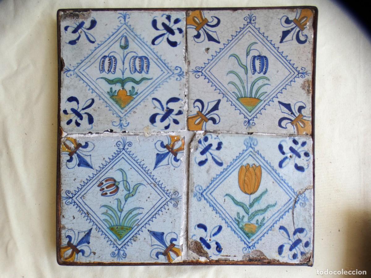 Antig&uuml;edades: Azulejos, holandeses siglo 17/18