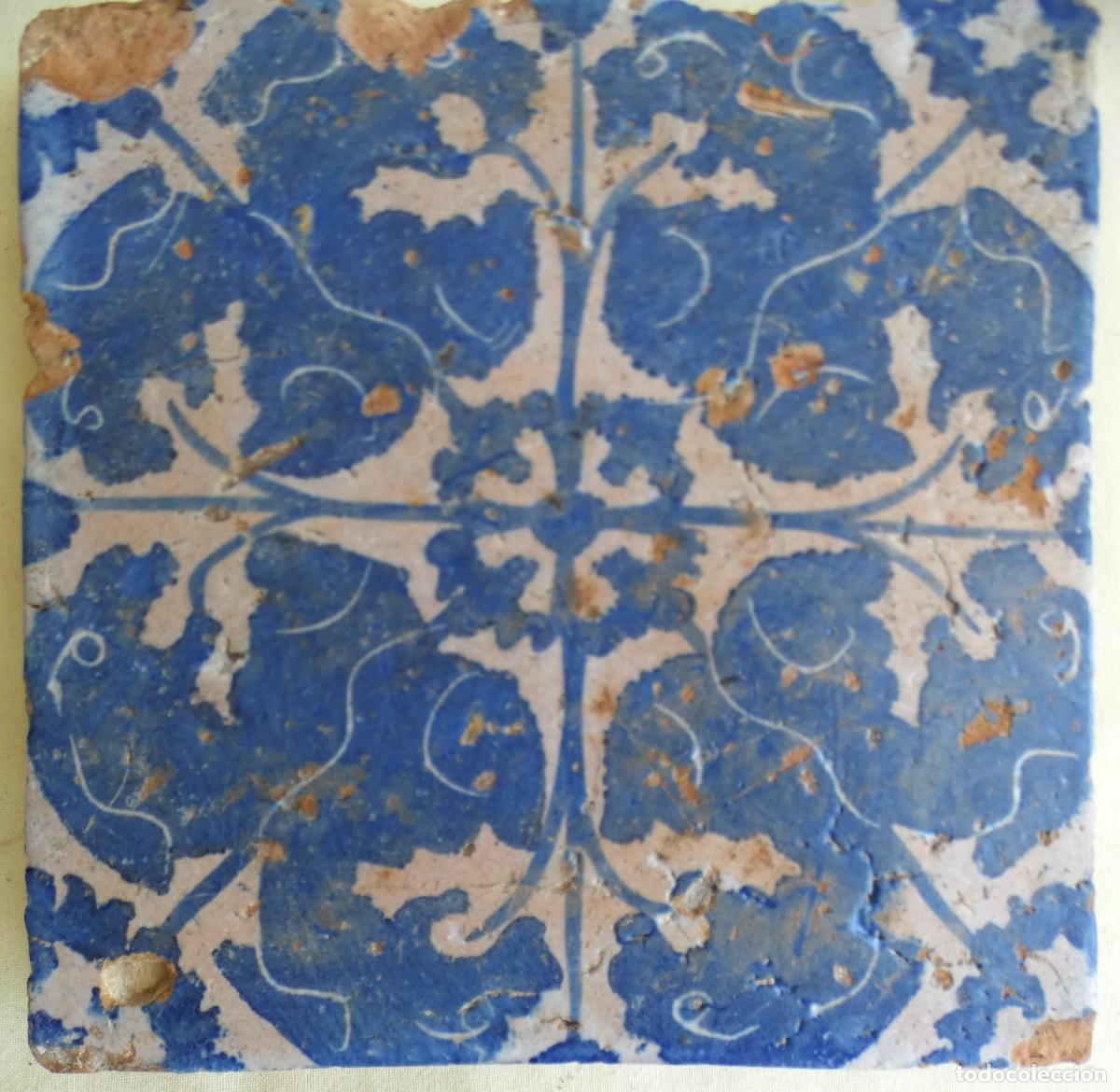 Antiquit&eacute;s: Azulejo, Azulejos Espa&ntilde;ol Valencia siglo 15/16