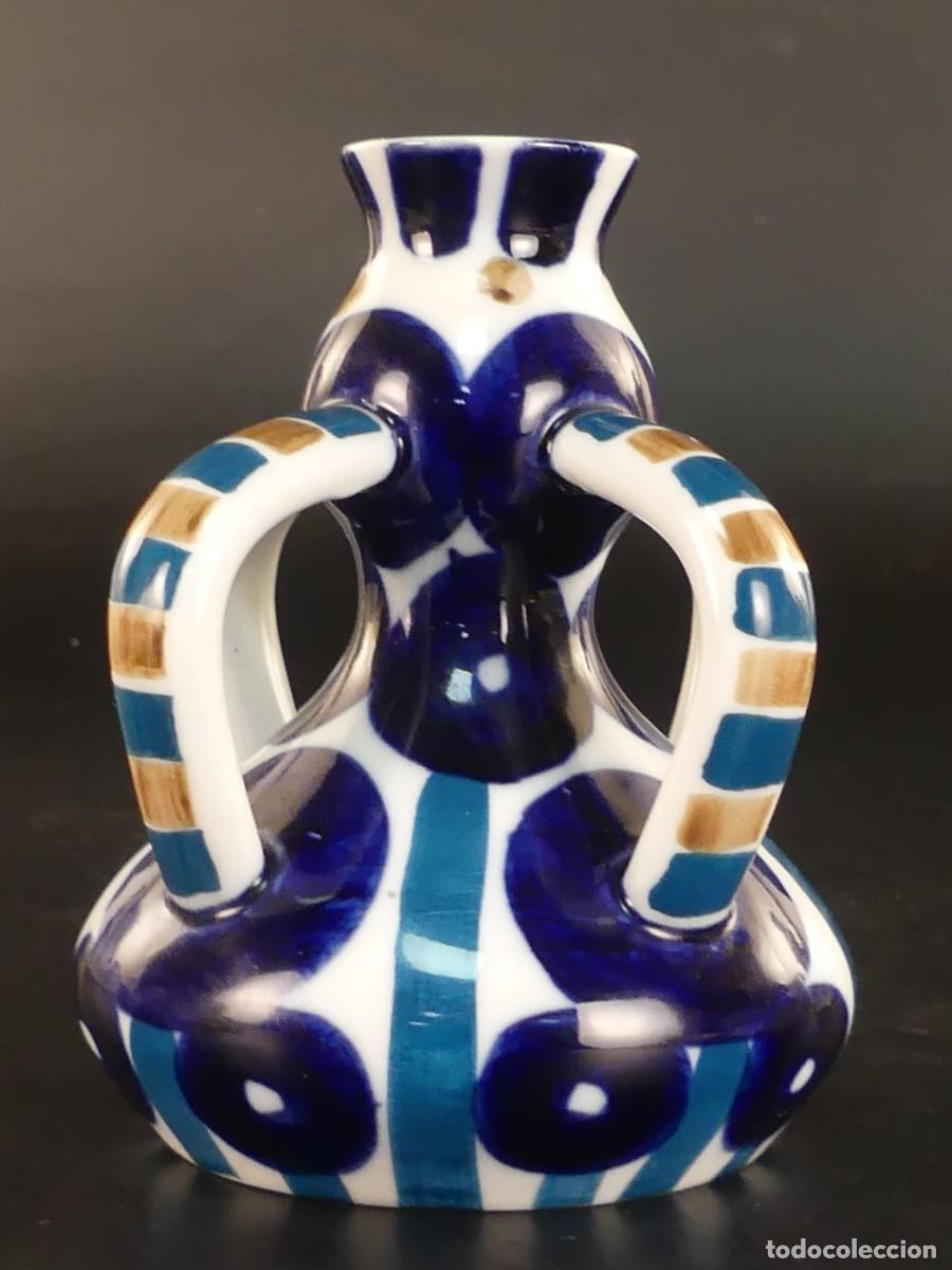 Antig&uuml;edades: PALMATORIA O CANDELABRO EN PORCELANA DE SARGADELOS