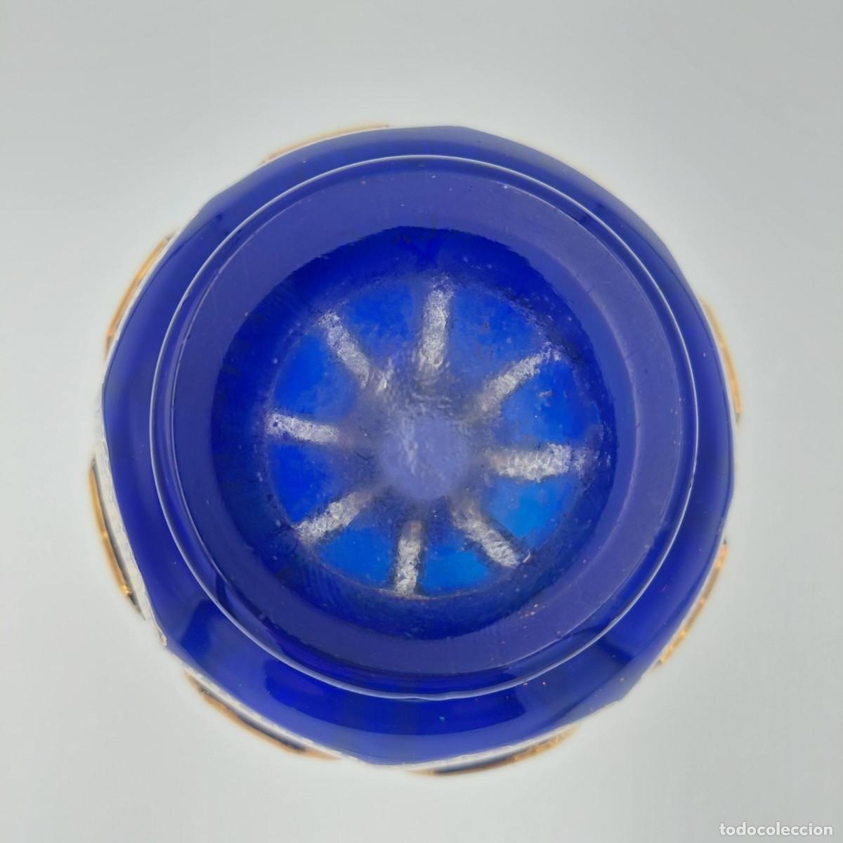 Antig&uuml;edades: Jarron de cristal Moser Cabochon - Foto 7
