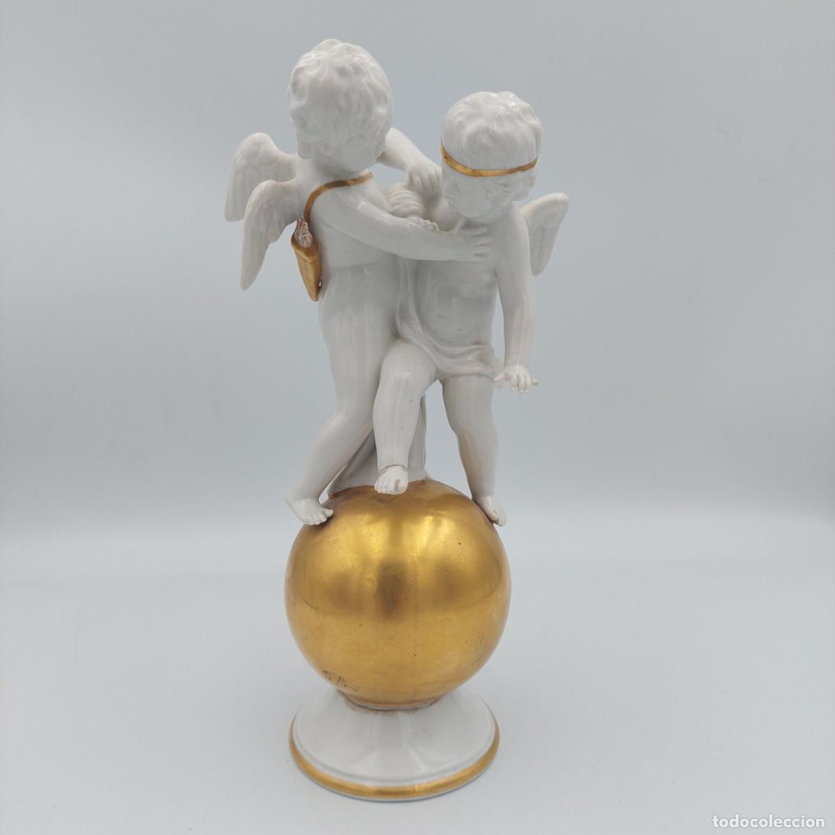 Antig&uuml;edades: Figura de porcelana alemana Volkstedt Rudolstadt