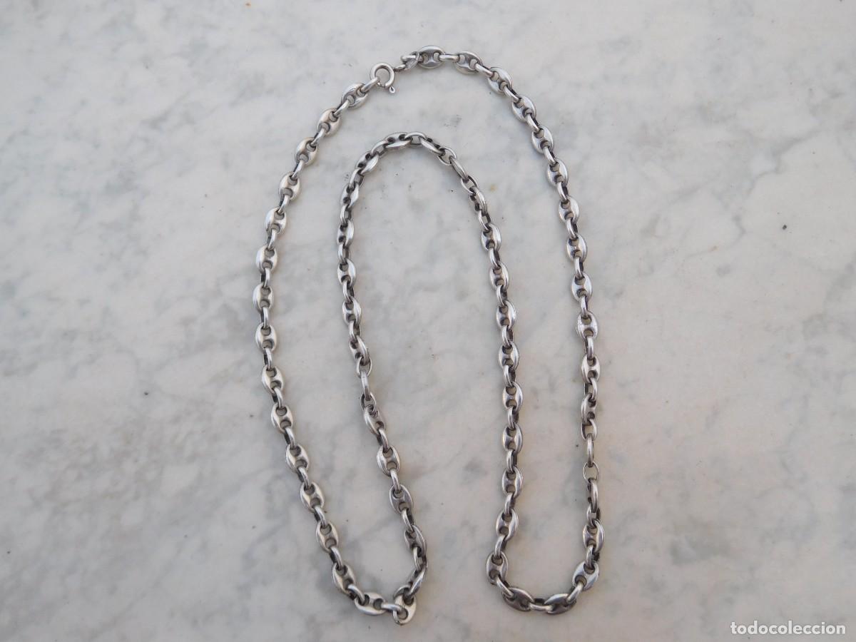 Antig&uuml;edades: Cadena de plata vintage - Foto 1