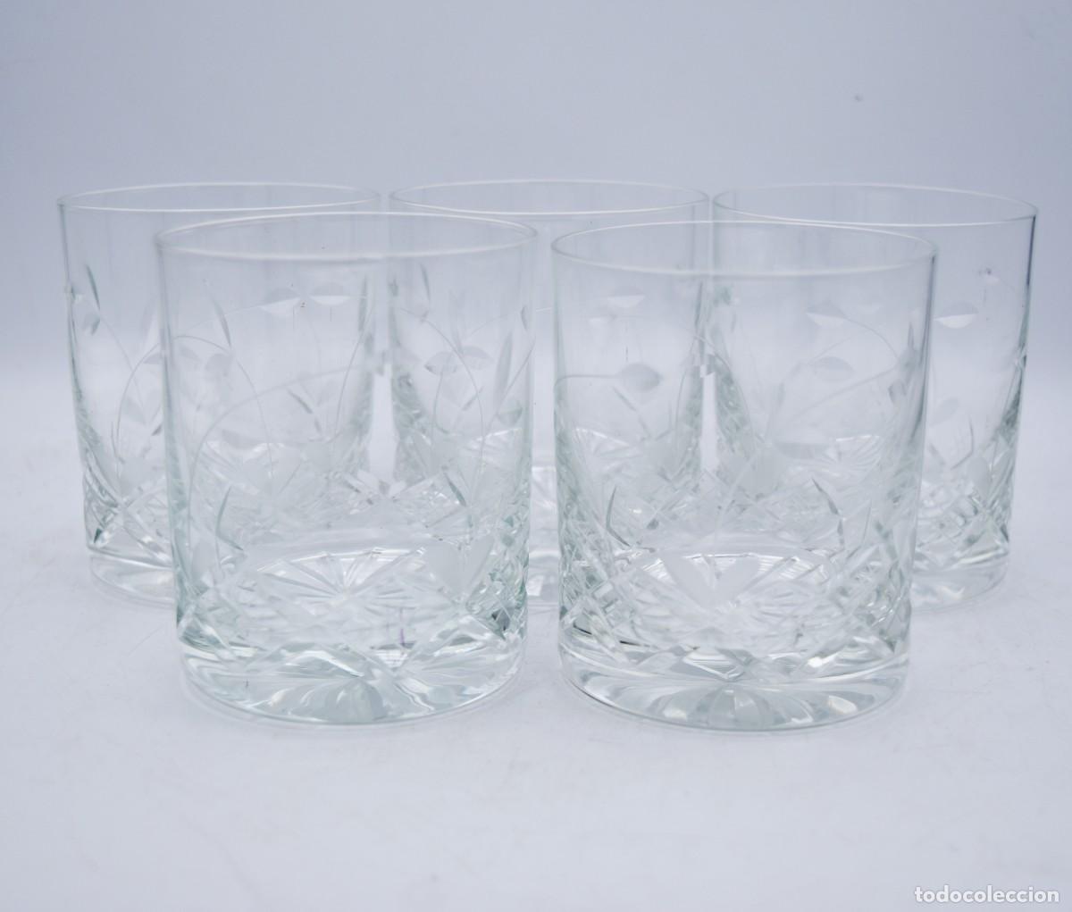 Antig&uuml;edades: Vasos de cristal tallado (5) - Foto 3