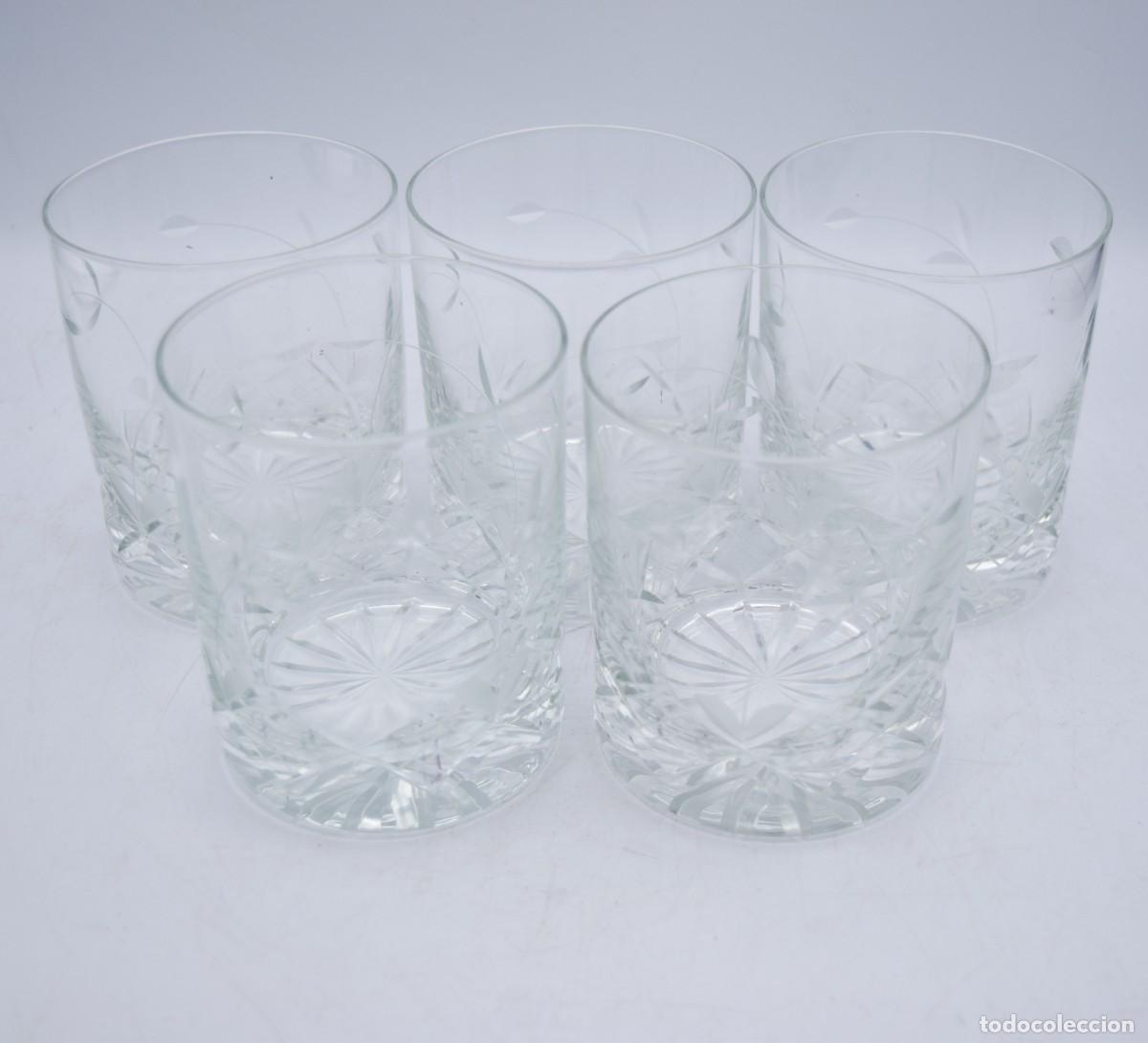 Antig&uuml;edades: Vasos de cristal tallado (5) - Foto 4