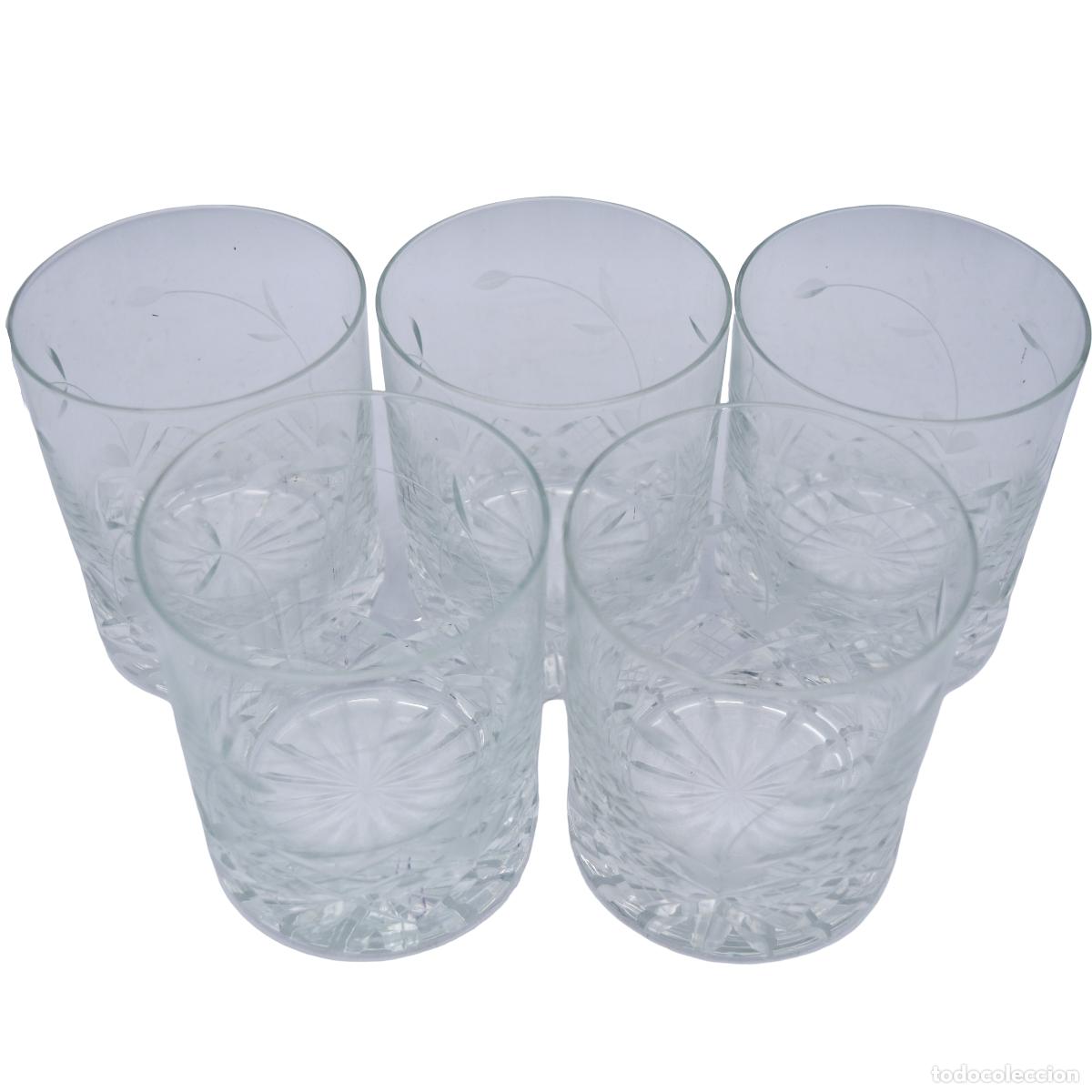 Antig&uuml;edades: Vasos de cristal tallado (5) - Foto 7