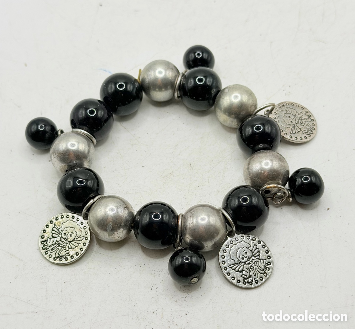 Antig&uuml;edades: Pulsera Medallas Religiosas - Foto 2