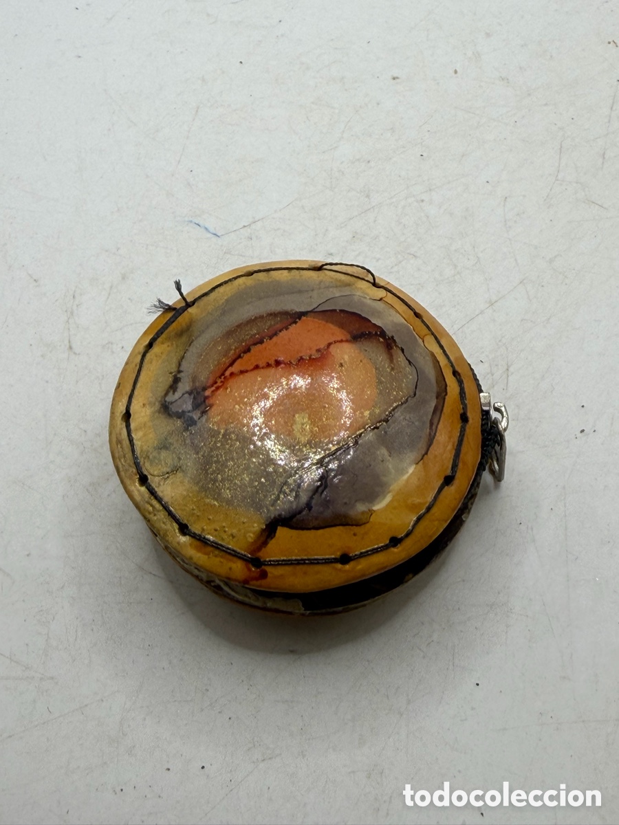 Antig&uuml;edades: Antiguo Monedero de Madera - Foto 5