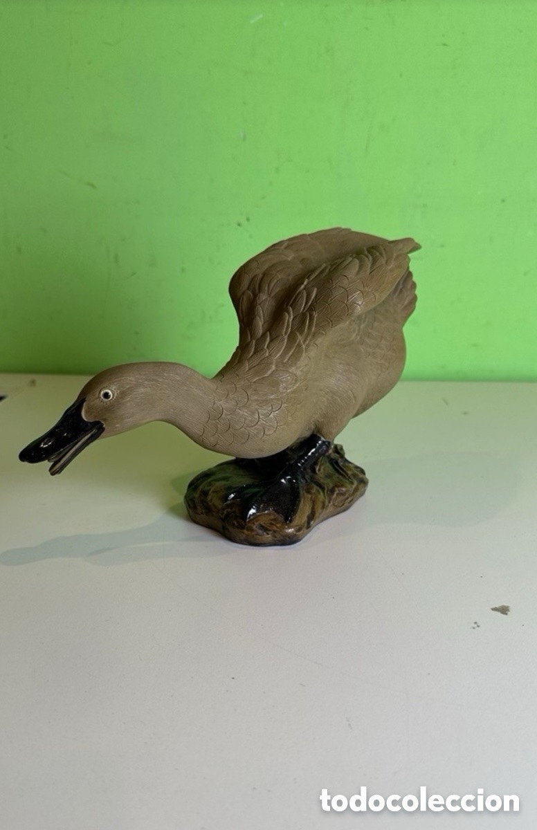 Antiques: Figura pato Shiwan de cer&aacute;mica china a&ntilde;os 70 vintage