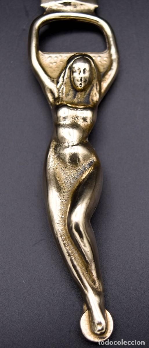 Antig&uuml;edades: Abrecartas en bronce - Art dec&oacute; - Foto 3