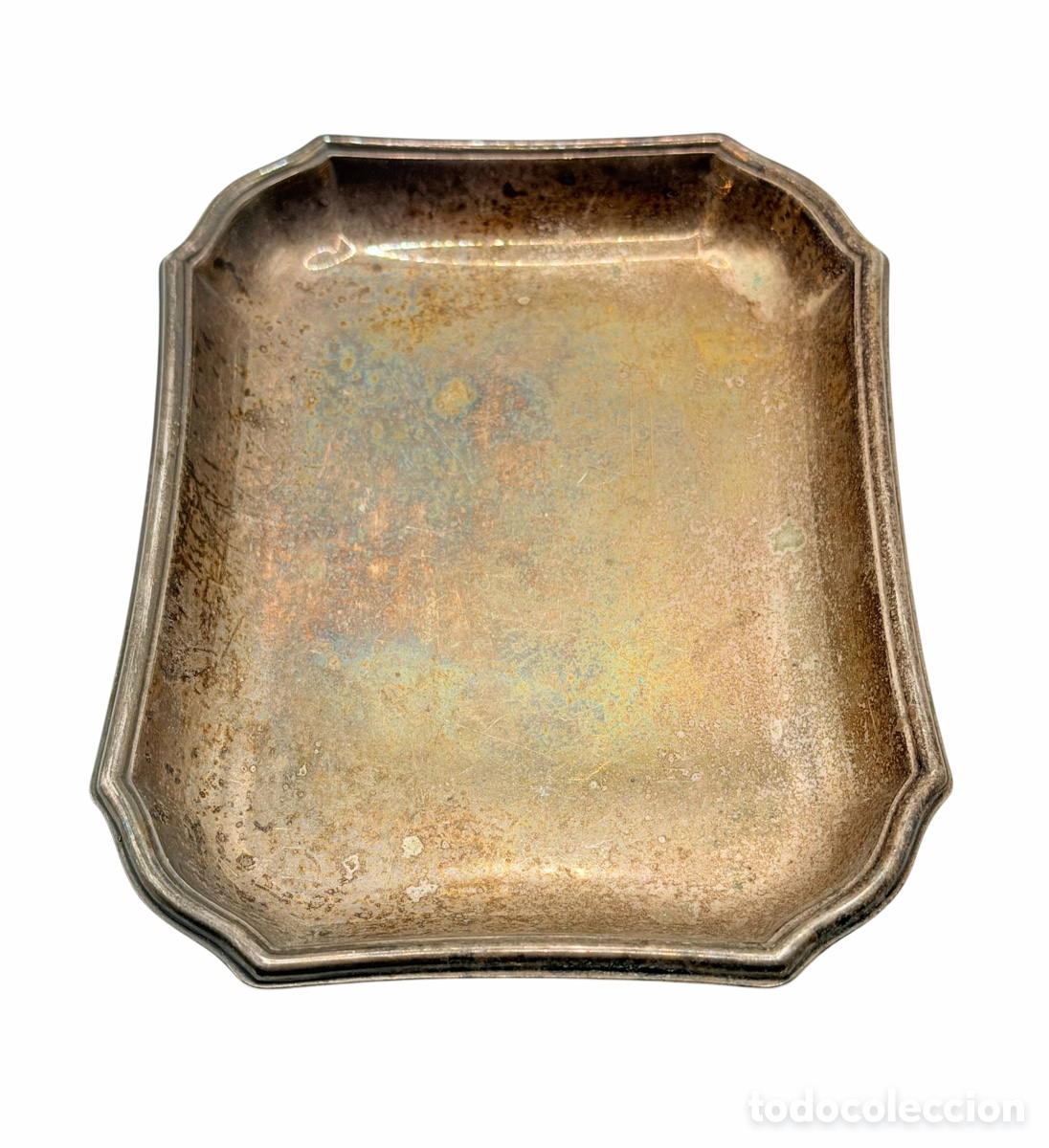 Antiques: Antigua Bandeja Plateada