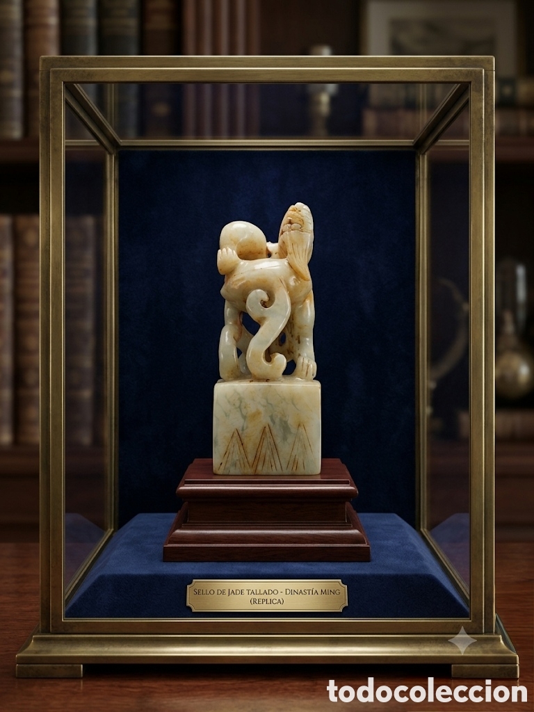 Antig&uuml;edades: Magn&iacute;fico sello de jade