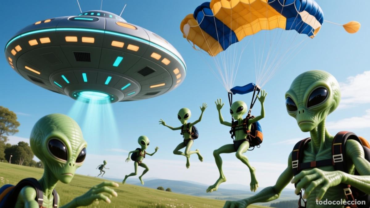 Antig&uuml;edades: 8 espectaculares escenas de extraterrestres &ndash; Lonas decorativas modernas de Alta Calidad
