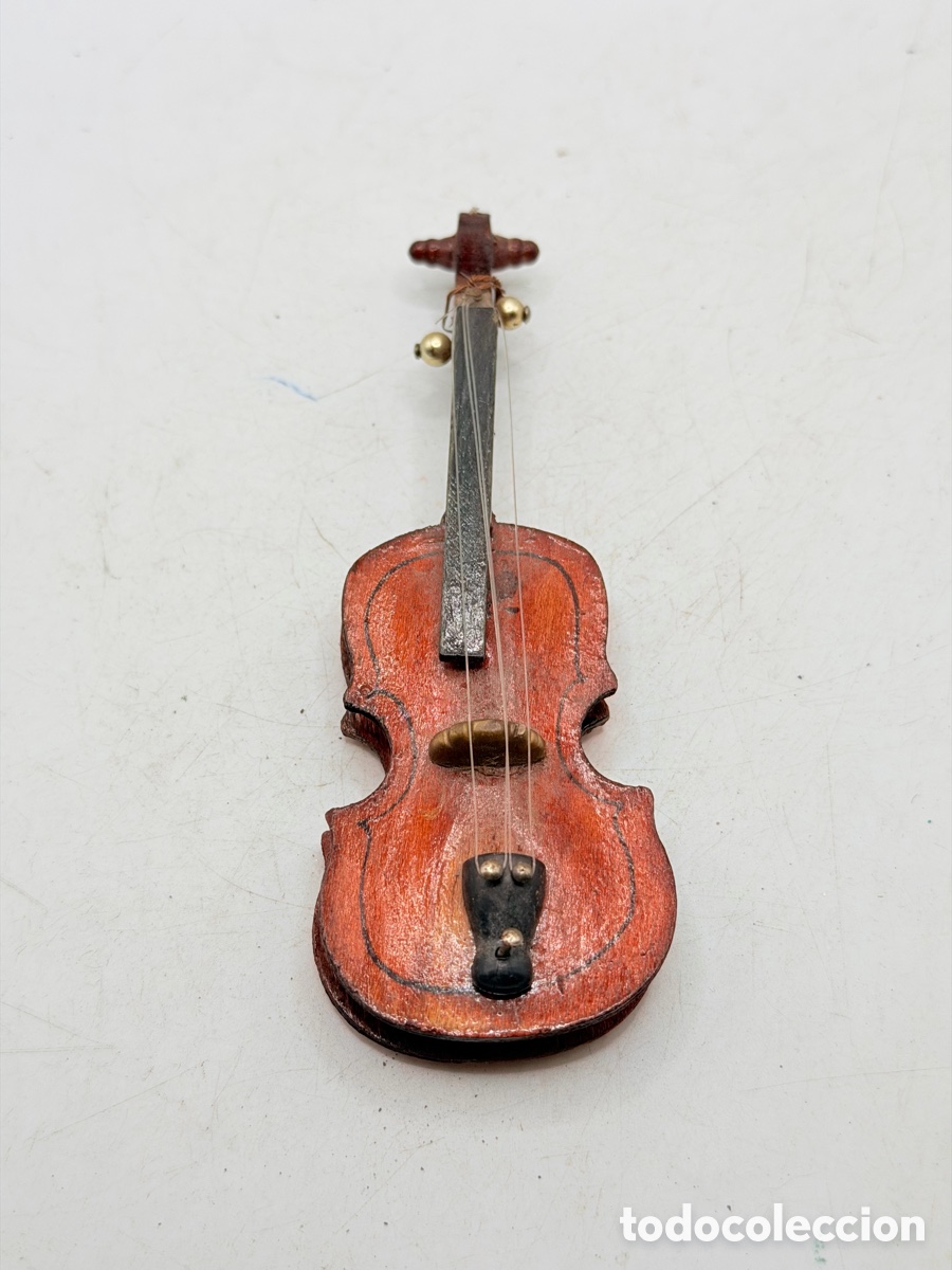 Antig&uuml;edades: Figura Viol&iacute;n de Colecci&oacute;n - Foto 2
