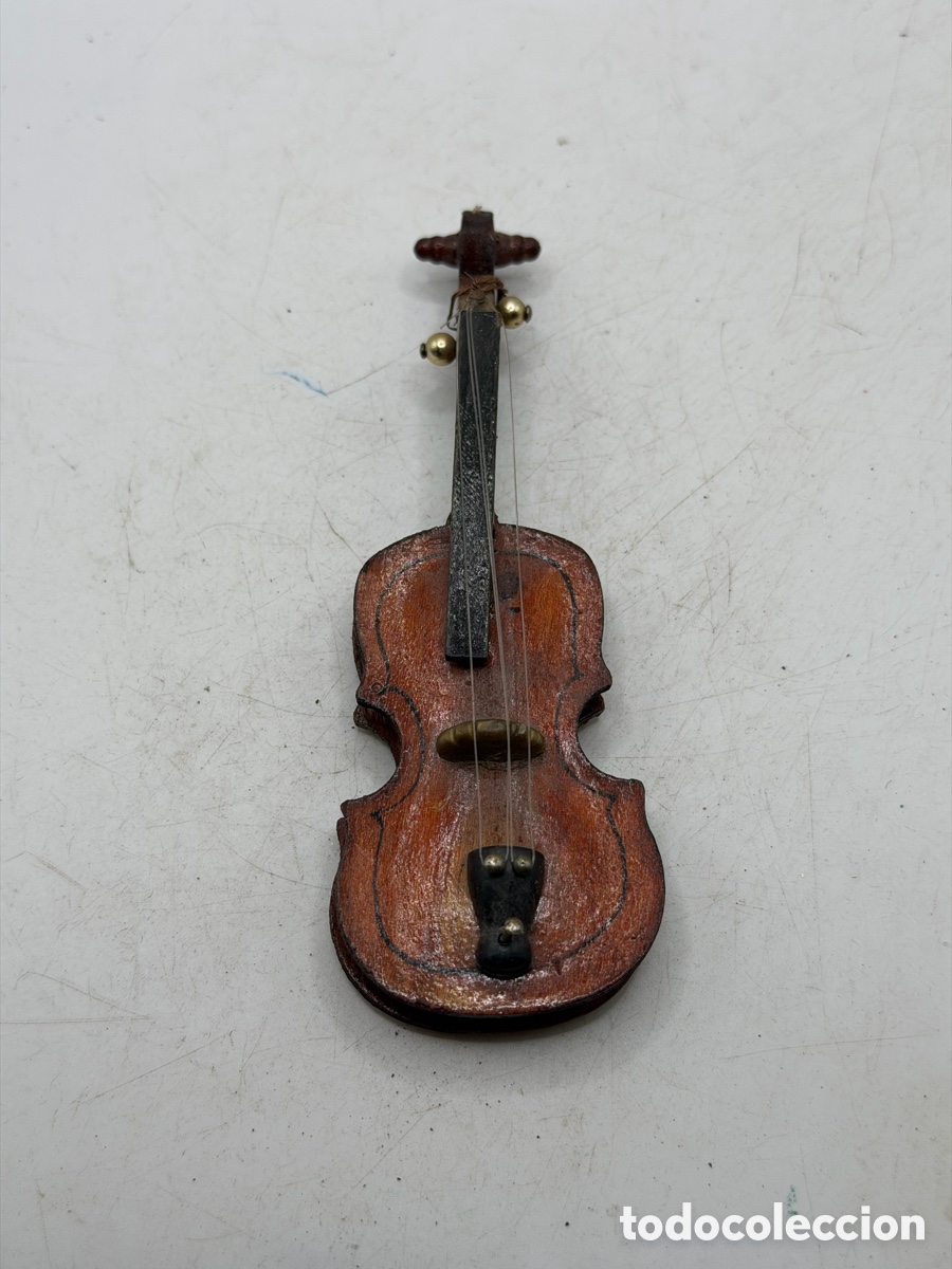 Antig&uuml;edades: Figura Viol&iacute;n de Colecci&oacute;n - Foto 3