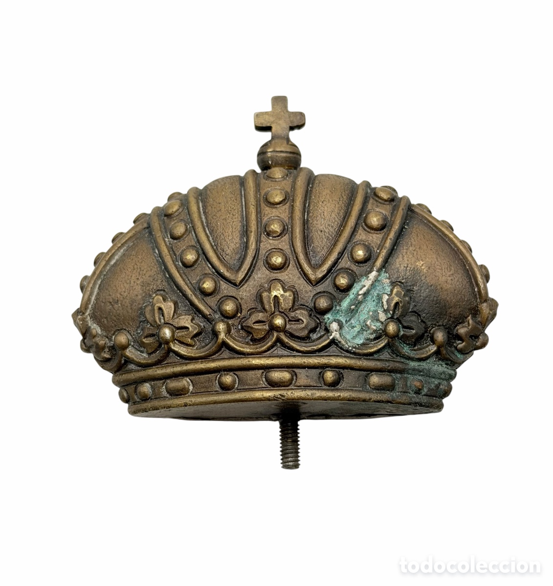 Antiques: Figura Antigua Corona de Bronce