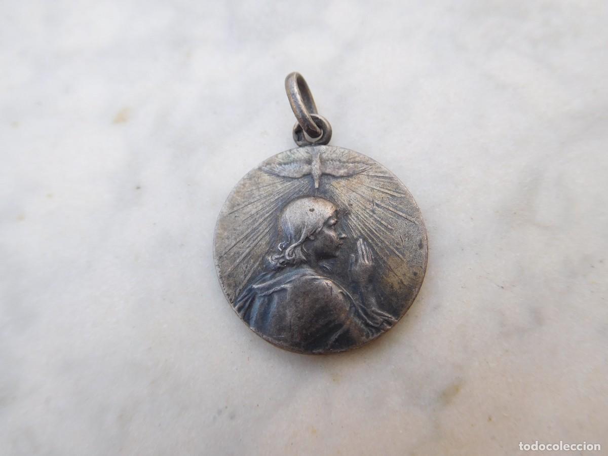 Antig&uuml;edades: Medalla antigua de plata confirmation datada en 1930