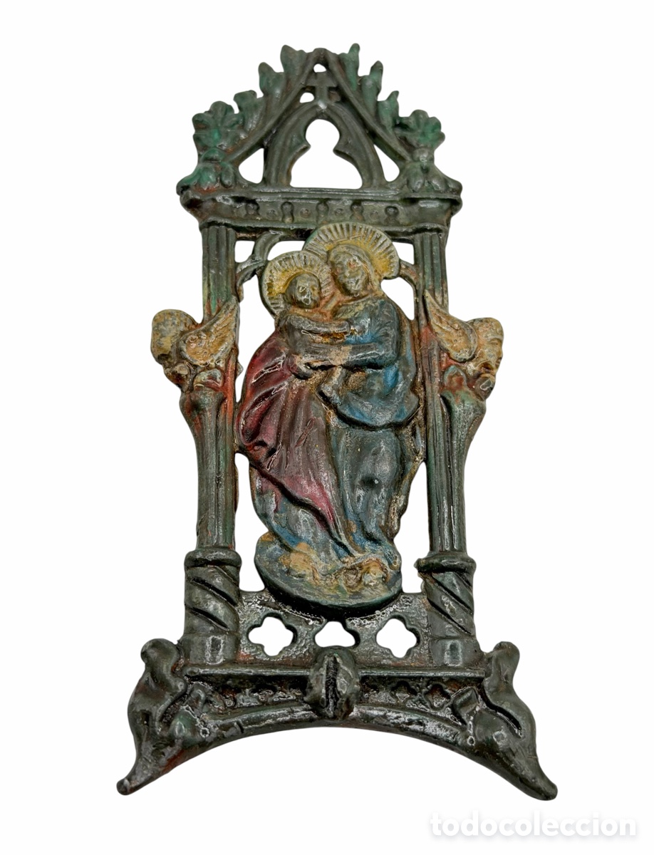 Antiquit&auml;ten: Antigua Imagen de La Virgen Policromada