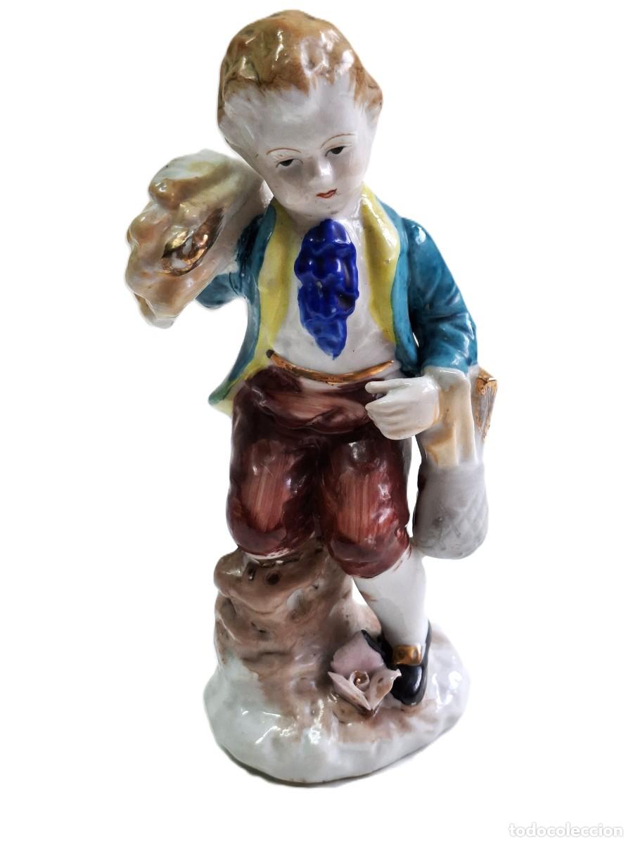 Antig&uuml;edades: 2 FIGURITAS DE PORCELANA - Foto 7
