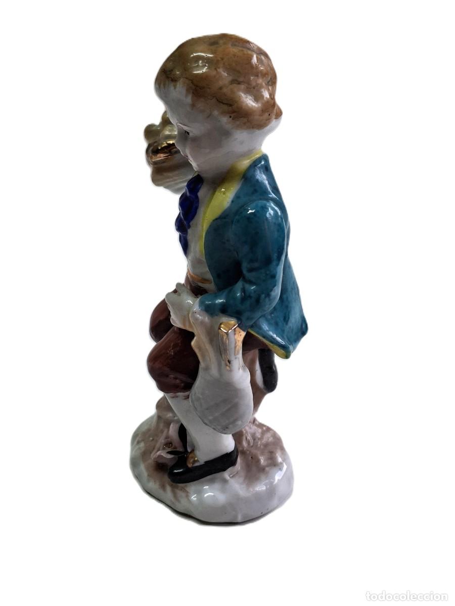 Antig&uuml;edades: 2 FIGURITAS DE PORCELANA - Foto 8