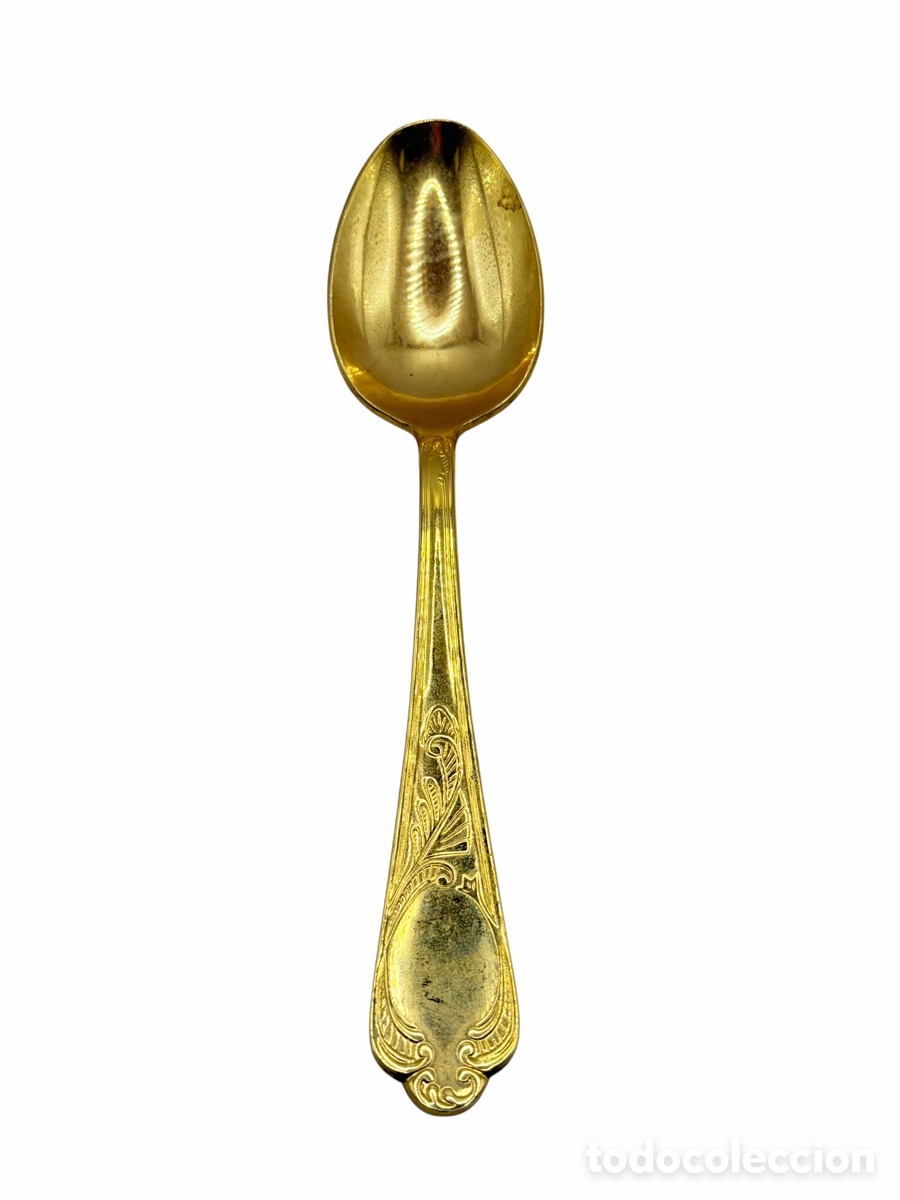 Antiques: Cuchara Chapada de Oro