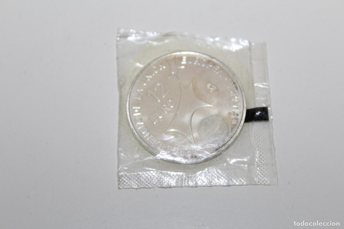 Antig&uuml;edades: MONEDA DE PLATA 12 EUROS - PRESIDENCIA DE LA UNION EUROPEA 2002
