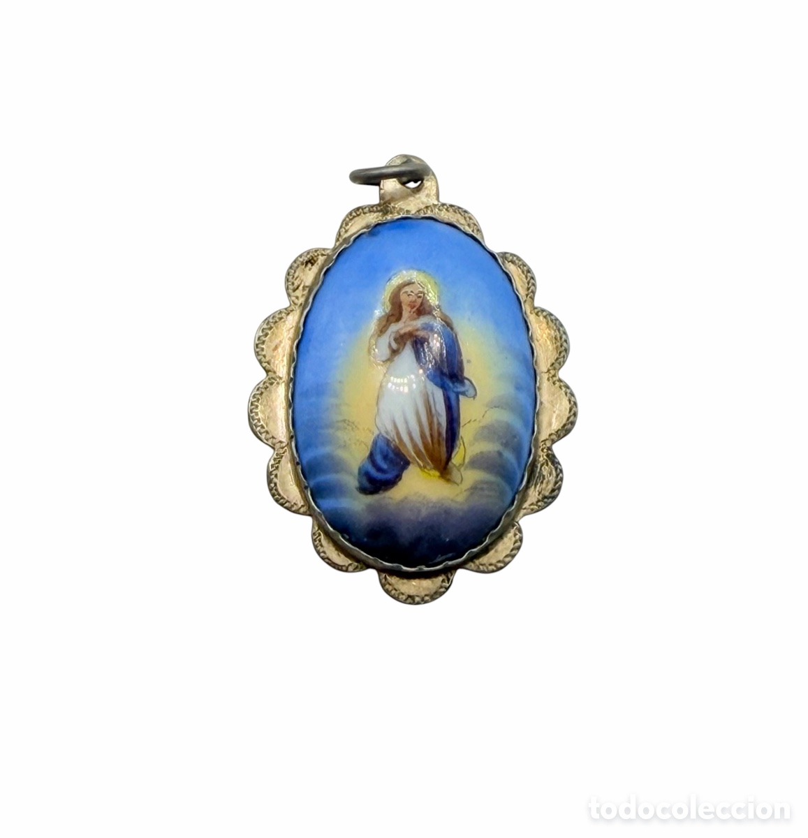 Antiguidades: Medalla Religiosa de La Virgen