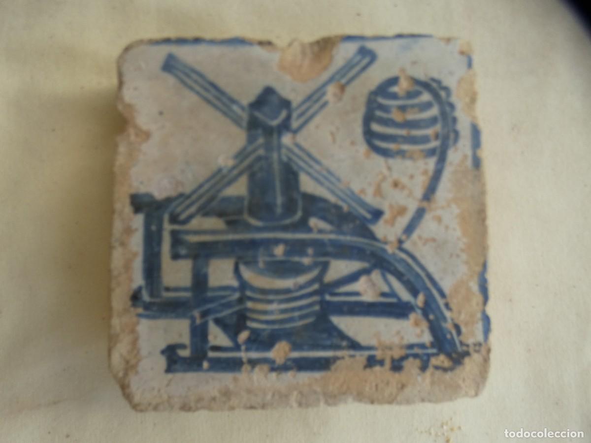 Antig&uuml;edades: Azulejos Espa&ntilde;ol Valencia siglo 15/16