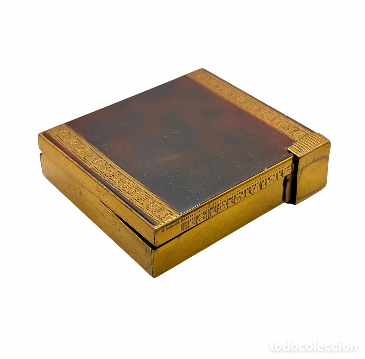 Antiques: Antigua Caja de Lat&oacute;n