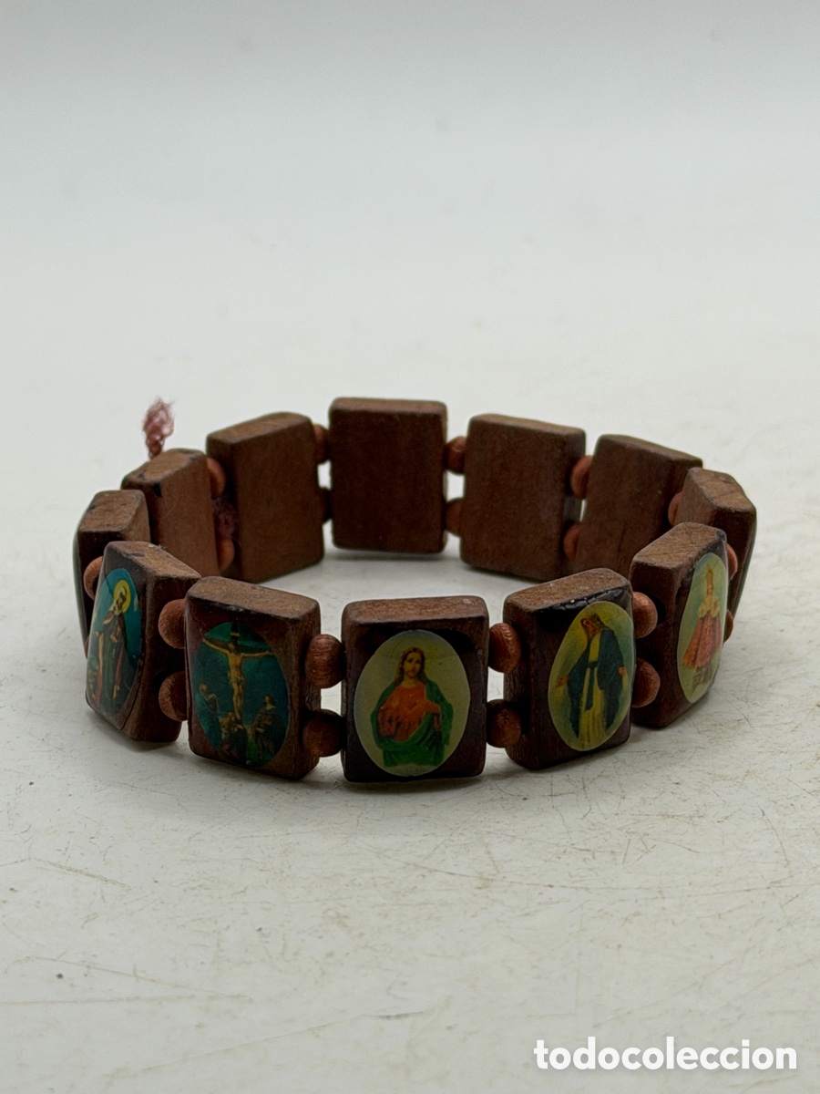 Antig&uuml;edades: Pulsera Santos y V&iacute;rgenes - Foto 5