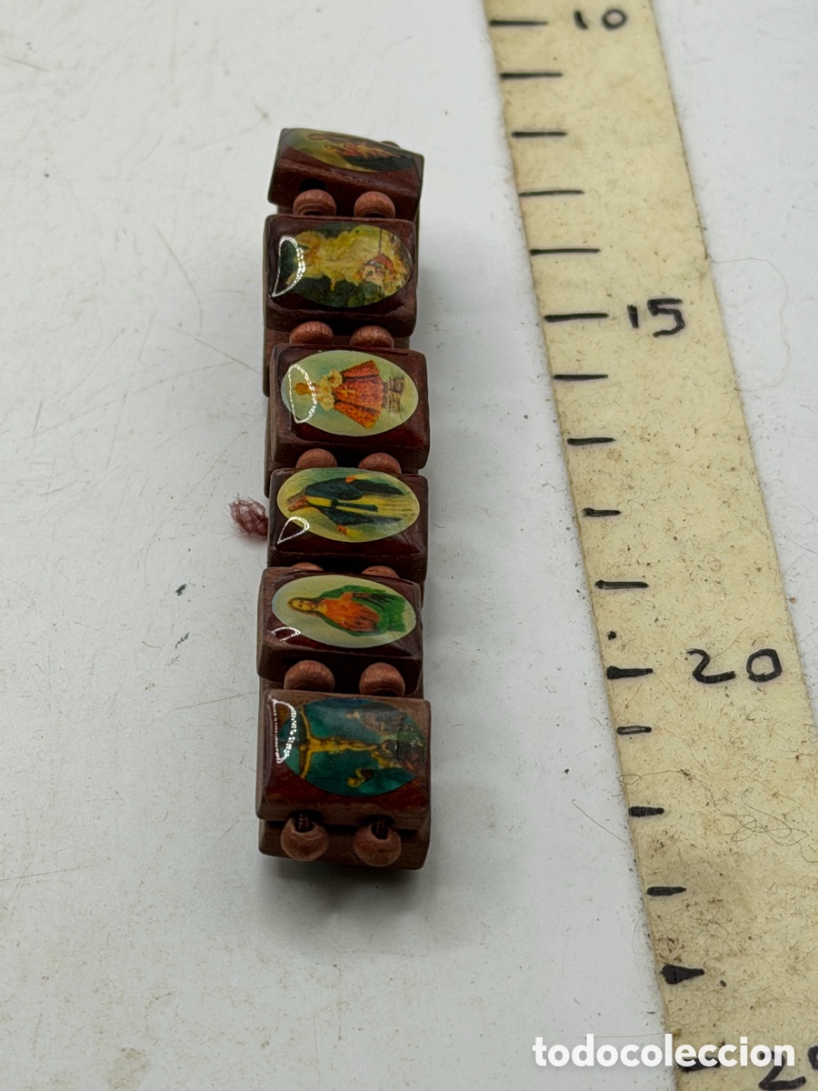 Antig&uuml;edades: Pulsera Santos y V&iacute;rgenes - Foto 6