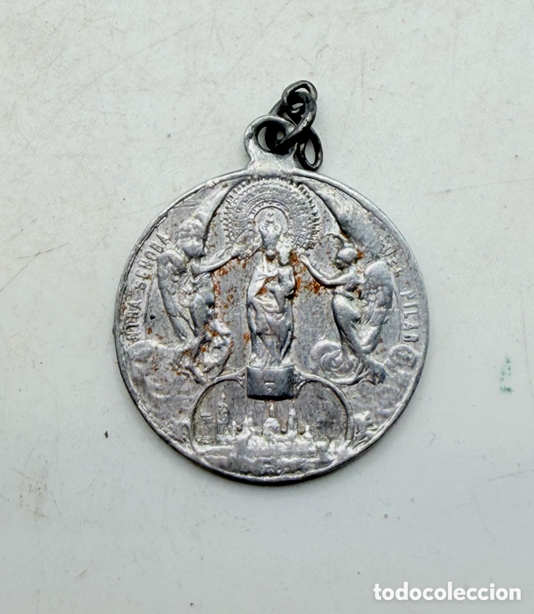 Antig&uuml;edades: Antigua Medalla Religiosa - Foto 3