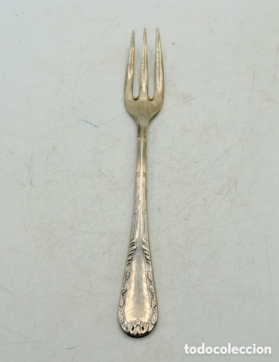 Antig&uuml;edades: Antiguo Tenedor Plateado - Foto 2