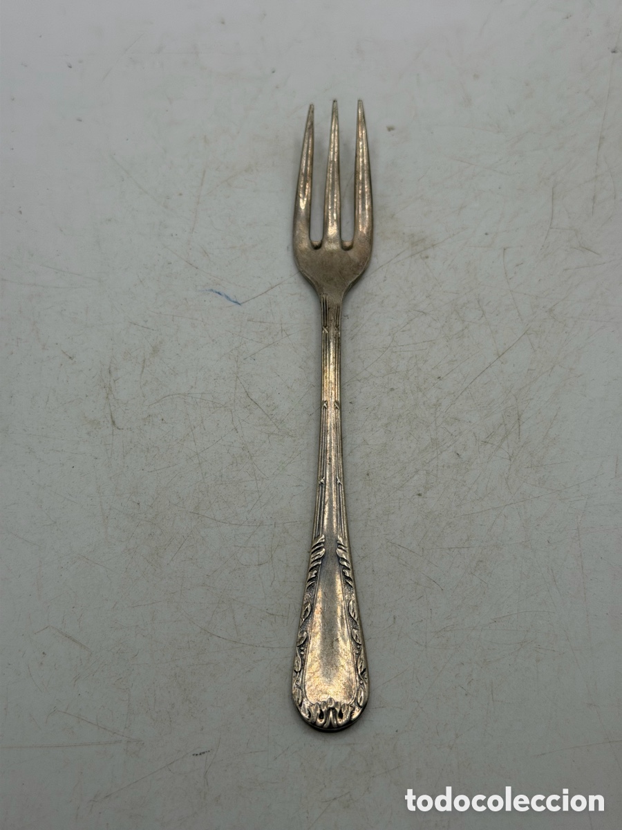 Antig&uuml;edades: Antiguo Tenedor Plateado - Foto 3